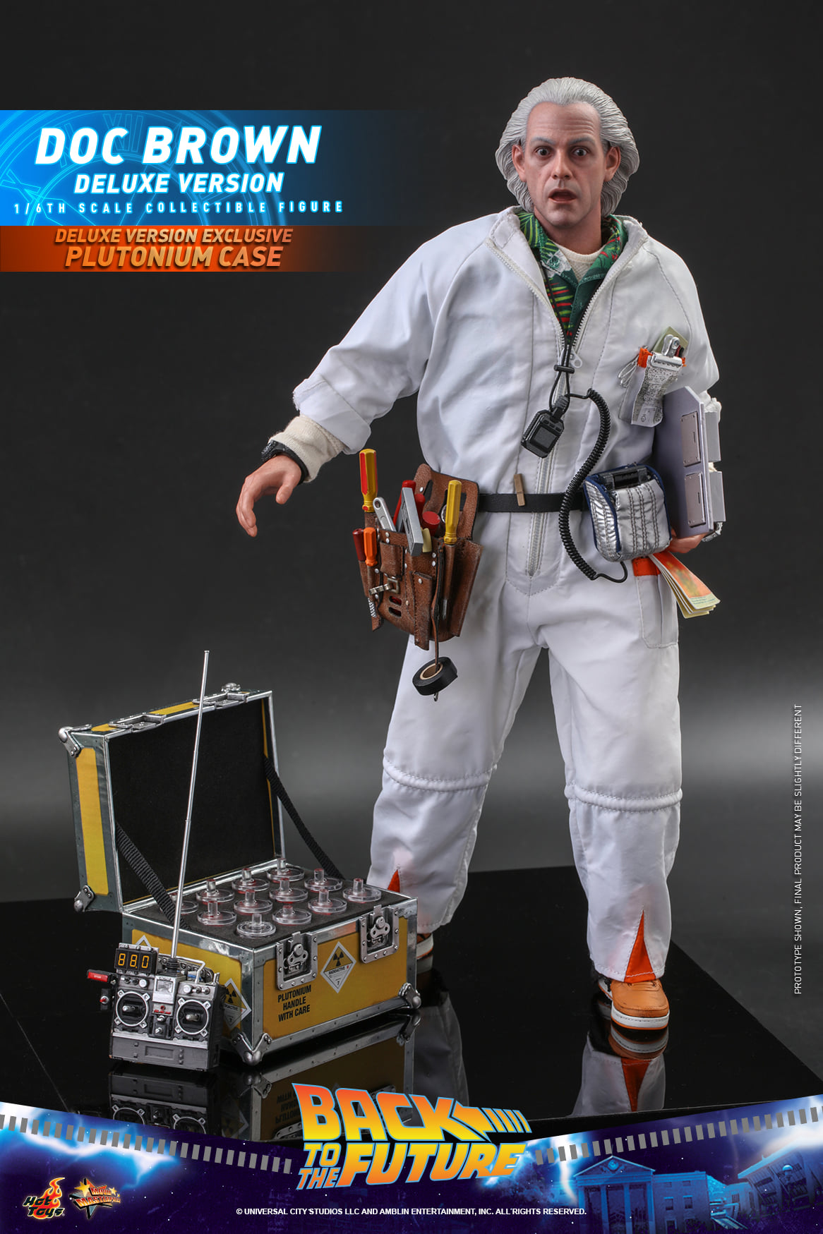 Pre-Order Hot Toys Back to the Future Doc Brown DLX Figure